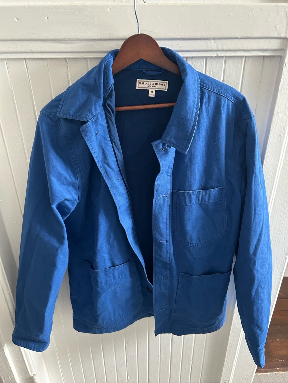 J. Crew Men’s Bright Blue Cotton Work Jacket